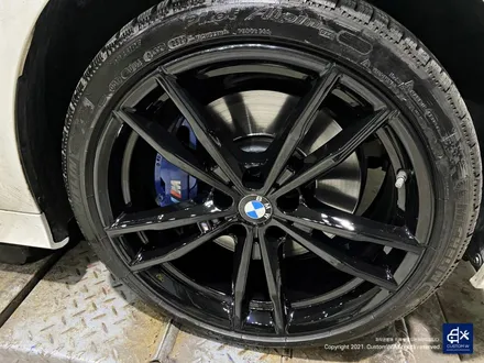 BMW G20 330i 휠수리 후 블랙유광 휠도색 / 용인 처인구