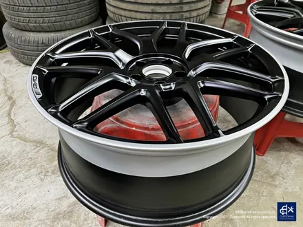 벤츠 S63 AMG 쿠페 휠수리 후 블랙 실버 투톤 무광 휠도색 / 용인 처인구
