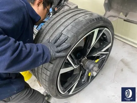 국내 몇 대 없는 차량 아우디 RS6 아반트 22인치 휠 상처 수리 후, 다이아몬드 커팅 복원 / 용인 처인구