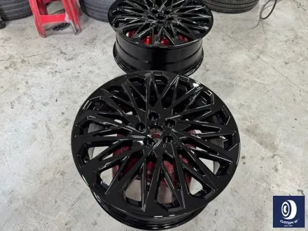 신형 팰리세이드 21인치 하이그로시 블랙 휠도색 + 레드 캘리퍼도색 / 용인 처인구