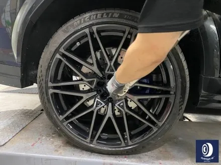 BMW X6M 컴페티션 818M 22인치 휠 상처 수리 후, 다이아몬드 커팅 휠 복원 / 용인 처인구