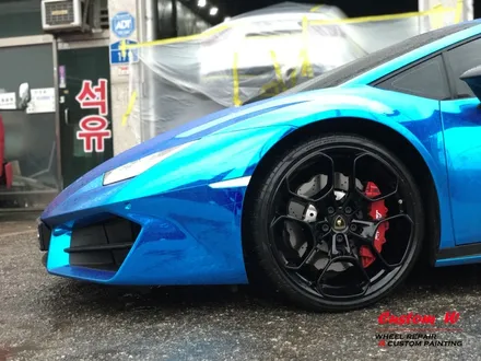 잘 못된 휠도색 바로 잡기 - 성난황소 람보르기니 우라칸이 진짜 성나서 온 사연. / 용인 처인구
