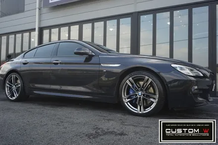 BMW 640D 20인치 고스트크롬 휠도색, M퍼포먼스 블루 컬러 캘리퍼도색. / 용인 처인구