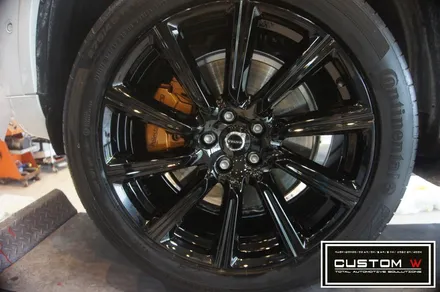 볼보 XC90 덩치큰 SUV에 어울리는 휠도색과 캘리퍼도색. / 용인 처인구