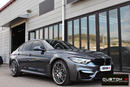 BMW F80 M3 카본 세라믹 골드 캘리퍼 도색 / 용인 처인구