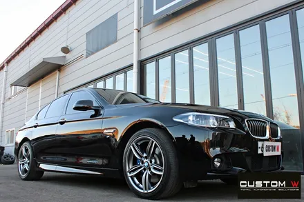 BMW 530d 휠 상처 수리 후 고스트 크롬 휠도색 / 용인 처인구