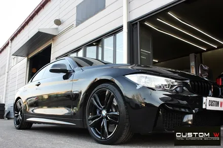 BMW 428i 19인치 442M 휠 상처 수리 후 블랙유광 휠도색 / 용인 처인구