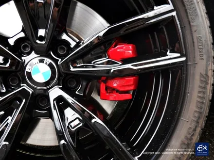 BMW M440i 블랙유광 휠도색 + 레드 캘리퍼 도색 / 용인 처인구