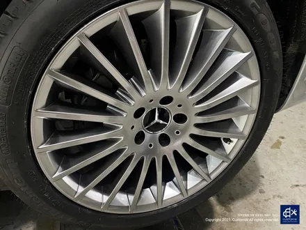 벤츠 S350d 휠수리 후 고스트 크롬 휠도색 / 용인 처인구