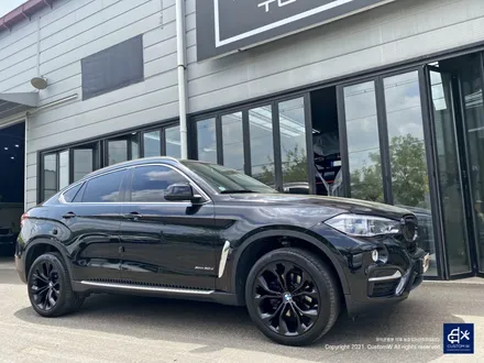 BMW X6 휠수리 후 무광 블랙 휠도색 / 용인 처인구