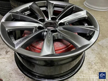 BMW F10 520i 17인치 휠수리 후 고스트 크롬 휠도색 / 용인 처인구
