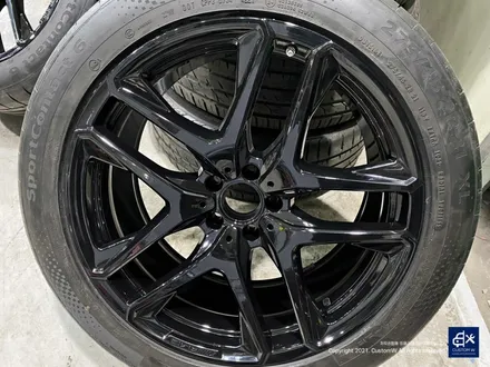 Mercedes-AMG GLE53 블랙유광 휠도색 + 레드 캘리퍼 도색 / 용인 처인구