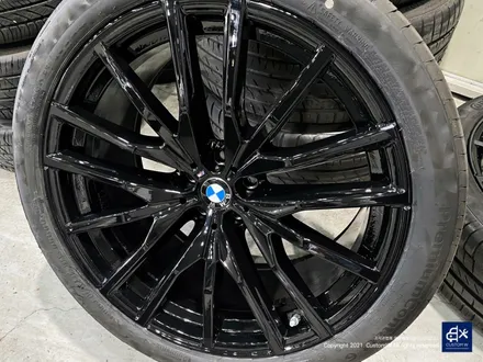 신차 BMW X6 40d 742M 블랙유광 휠도색 + 레드 캘리퍼 도색 / 용인 처인구