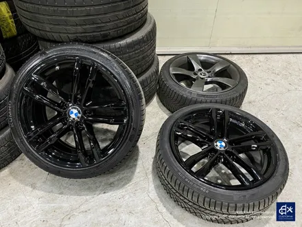BMW 420d 휠수리 후 블랙유광 휠도색 + 레드 캘리퍼 도색 / 용인 처인구