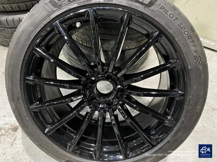 벤츠 GT43 AMG 휠수리 후 블랙유광 휠도색 / 용인 처인구