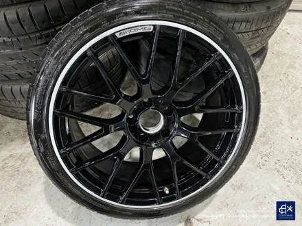 벤츠 C63 AMG 휠수리 후 투톤 유광 휠도색 / 용인 처인구