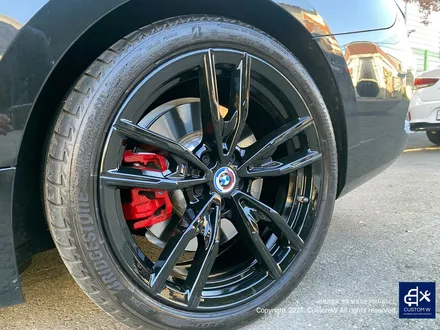 BMW 4시리즈 G23  M440i 컨버터블 19인치 792M 휠 상처 수리 후, 유광 블랙 휠 도색_! / 용인 처인구