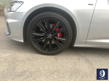3년 전 캘리퍼 도색 작업 후, 재방문 주신 고객_! 아우디 A6 50TDI 20인치 휠 상처 수리 후, 블랙 유광 휠도색 / 용인 처인구