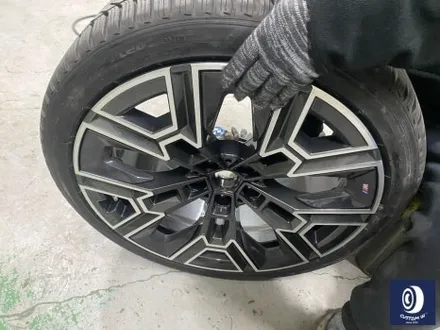 BMW 신형 5시리즈 G60 530E 심하게 손상된 20인치 휠 상처 수리 후, 다이아몬드 커팅 복원 / 용인 처인구