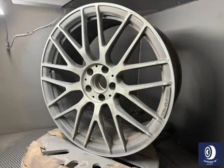 벤츠 C63AMG 하이그로시 블랙(검정 유광) 휠도색 + 레드 캘리퍼 도색 / 용인 처인구