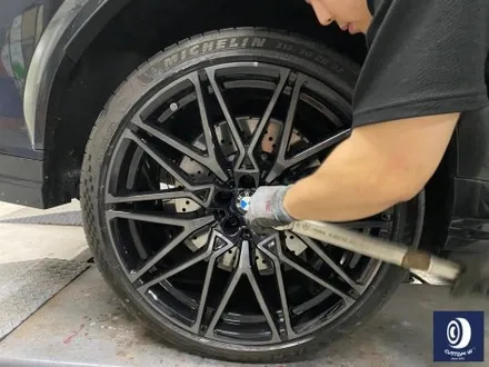 BMW X6M 컴페티션 818M 22인치 휠 상처 수리 후, 다이아몬드 커팅 휠 복원 / 용인 처인구
