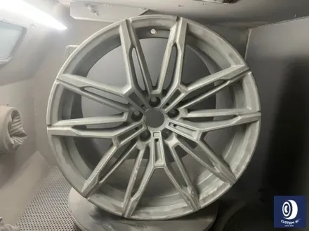 BMW G87 M2 930M 휠 상처 수리 후, 건메탈 그레이 휠도색 + 레드 캘리퍼 도색 / 용인 처인구