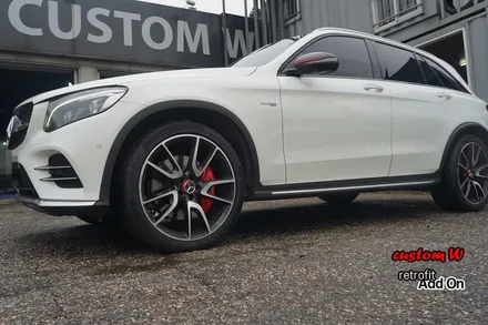 GLC 43 AMG 강렬한 레드 캘리퍼도색과 순정품 에어품질패키지(에어발란스+이오나이저) 시공. / 용인 처인구