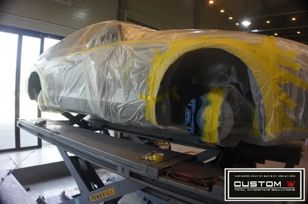 BMW 640D 휠 상처 수리후, 고스트 크롬 휠도색 그리고 M 퍼포먼스 블루 캘리퍼 도색 까지.!! / 용인 처인구