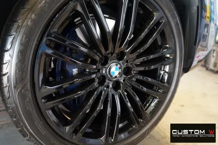 자주 입고 되는 BMW G30 530i 664M 휠 하이그로시 블랙 검정 유광 휠도색.커스텀W / 용인 처인구