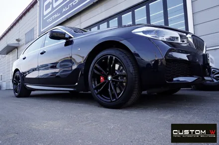 BMW 6GT 620d 블랙유광 휠 도색 + 레드 캘리퍼 도색 / 용인 처인구