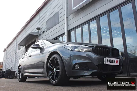 BMW 3GT 휠 상처 수리 후 블랙유광 휠도색 / 용인 처인구