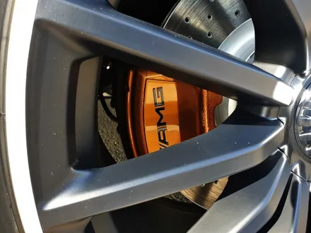 벤츠 GT43 AMG 블랙 실버 무광 투톤 휠도색 + 카본 세라믹 골드 캘리퍼 도색 / 용인 처인구