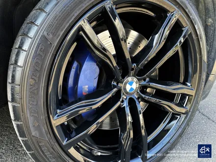 BMW X6M 휠수리 박리 후 블랙유광 휠도색 / 용인 처인구