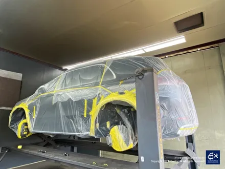 벤츠 GLE53 AMG 블랙유광 휠도색 + 레드 캘리퍼 도색 / 용인 처인구