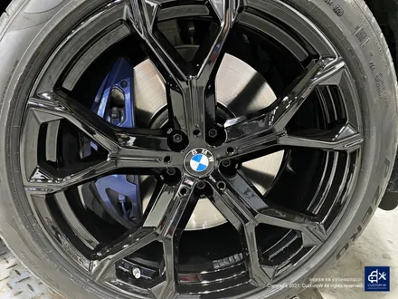 BMW X6 휠수리 후 블랙유광 휠도색 / 용인 처인구