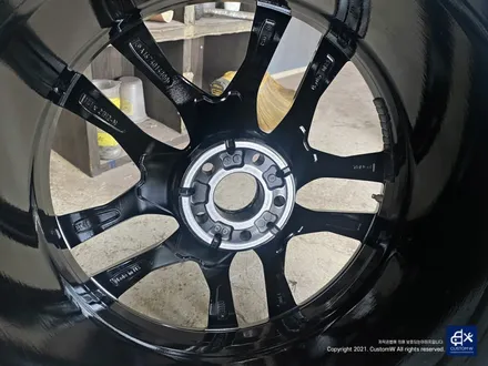 벤츠 GLE53 AMG 쿠페 블랙유광 휠도색 + 레드 캘리퍼 도색 / 용인 처인구