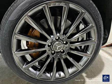 벤츠 S350d 휠수리 후 고스트크롬 휠도색 / 용인 처인구