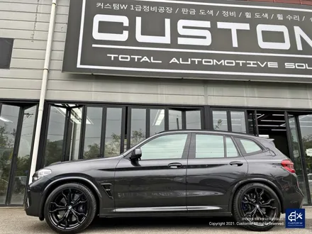 BMW X3M 765M 휠수리 후 블랙유광 휠도색 / 용인 처인구