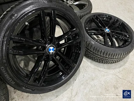 BMW 420d 휠수리 후 블랙유광 휠도색 + 레드 캘리퍼 도색 / 용인 처인구