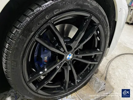 BMW G20 330i 휠수리 후 블랙유광 휠도색 / 용인 처인구