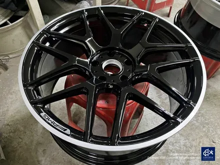 벤츠 G63 AMG G바겐 22인치 블랙 실버 투톤 유광 휠도색 / 용인 처인구