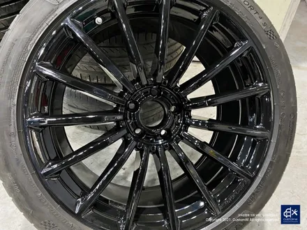 벤츠 GT43 AMG 휠수리 후 블랙유광 휠도색 / 용인 처인구
