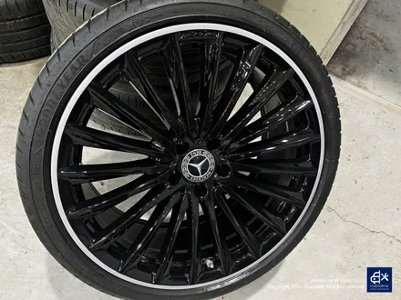 벤츠 CLS450 휠수리 후 블랙 실버 투톤 유광 휠도색 / 용인 처인구
