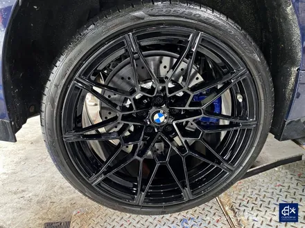 BMW M4 컴페티션 826M 휠수리 후 블랙유광 휠도색 / 용인 처인구