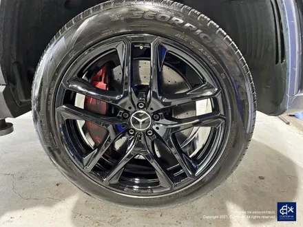 벤츠 GLE53 AMG 휠수리 후 블랙유광 휠도색 / 용인 처인구