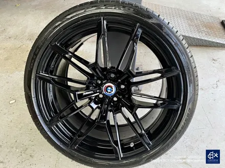 BMW G80 M3 블랙유광 휠도색 + 애시드 그린 캘리퍼 도색 / 용인 처인구