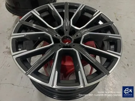 BMW G11 730D  깊게 파인 심한 휠 상처 수리 후, 다이아몬드 커팅 복원 / 용인 처인구