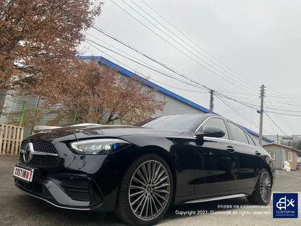 벤츠 신형 C300 AMG LINE (BR206) 19인치 마차휠 상처 수리 후, 다이아몬드 커팅 휠 복원 / 용인 처인구