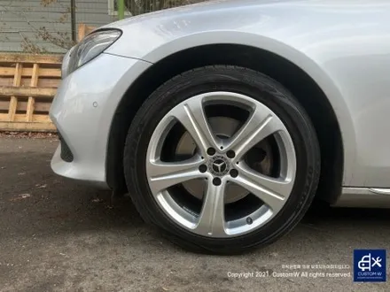 벤츠 W213 E220D 18인치 휠 상처 수리 후, 실버 휠 복원 도색 / 용인 처인구