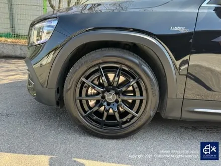벤츠 GLB35 AMG 하이그로시 블랙 (유광 블랙) 휠 도색 작업으로 확 달라진 느낌 적인 느낌?! / 용인 처인구